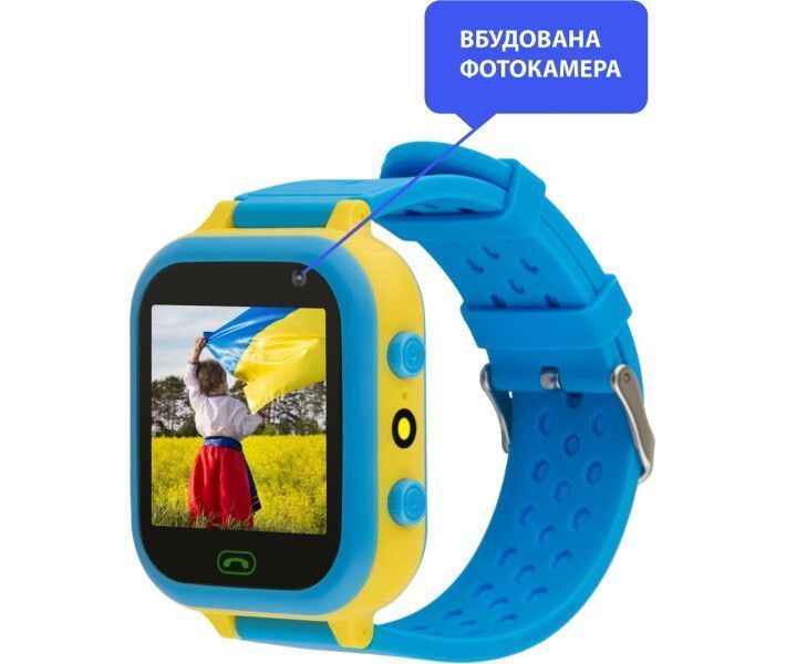 Смарт-годинник Для дітей AmiGo GO009 BlueYel.(Синьо-жовтий) 272525 фото