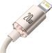 Кабель Baseus Crystal Shine Series Fast Charging Data USB кабель Type-C To IP 20W 1.2m (CAJY001304) Pink 260567 фото 4