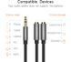 Кабель UGREEN AV123 3.5mm Stereo Audio Splitter Cable With Braid 20cm Black (10532) 278876 фото 2