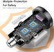 Автомобільний Зарядний пристрій Essager Gyroscope Mini 45W Car Charger USB-A + Type-C (ECCAC45-TL01-Z) Black 323676 фото 3
