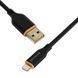 Кабель Proove Jelly Silicone USB to Lightning 2.4A (1m) (CCJS20001101) black 380520 фото 7