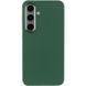 TPU чохол Bonbon Metal Style для Samsung Galaxy S24 Зелений / Army green 284971 фото 7