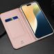 Чохол-книжка Dux Ducis з кишенею для візиток для Apple iPhone 16 Pro (6.3") Rose Gold 322720 фото 5