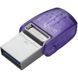 Флеш-пам'ять USB Kingston DT microDuo 3C 128GB USB-A+USB-C (DTDUO3CG3/128GB) 319790 фото 2