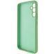 Чохол Silicone Cover Lakshmi Full Camera (AAA) для Samsung Galaxy S24 М'ятний / Mint 286902 фото 7