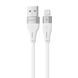 Кабель Proove Soft Silicone Lightning 2.4A (1m) (CCSO20001102) White 287215 фото 1