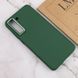 TPU чохол Bonbon Metal Style для Samsung Galaxy S24 Зелений / Army green 284971 фото 4