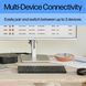 Клавіатура мембранна HP 350 Compact Multi-Device, 78key, BT, EN/UK, чорний (692S8AA) 365285 фото 4