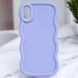 Чохол TPU Ripple для Apple iPhone X / XS (5.8") Lilac Blue 376535 фото 2
