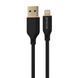 Кабель Proove Jelly Silicone USB to Lightning 2.4A (1m) (CCJS20001101) black 380520 фото 1