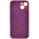 Чохол Silicone Case Full Camera Protective (AA) NO LOGO для Apple iPhone 14 (6.1") Бордовий / Plum 288742 фото 2