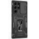Ударостійкий чохол Camshield Army Ring для Samsung Galaxy S25 Ultra Чорний / Black 345467 фото 2
