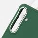 TPU чохол Bonbon Metal Style для Samsung Galaxy S24 Зелений / Army green 284971 фото 12