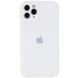 Чохол Silicone Case Full Camera Protective (AA) для Apple iPhone 12 Pro Max (6.7") Білий / White 217207 фото 3