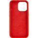 Чохол Silicone Case Full Protective (AA) NO LOGO для Apple iPhone 15 Pro (6.1") Червоний / Red 348950 фото 2