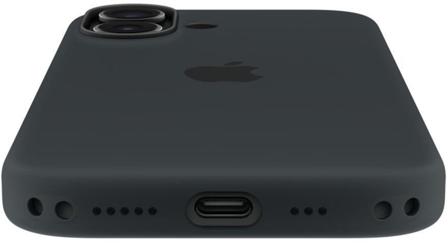 Чохол-накладка iPhone 17 Apple Silicone Case with Button Animation & MagSafe Black 399145 фото