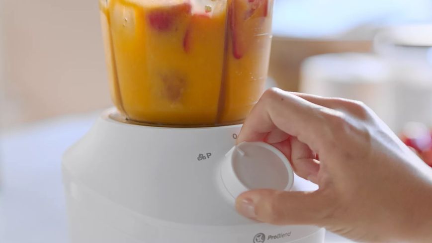 Блендер Philips стаціонарний 3000 series 450Вт, чаша-1900мл, чопер, імпульсний режим, білий (HR2041/17) 363220 фото