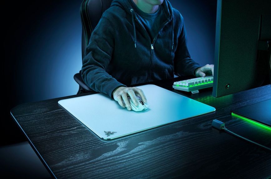 Ігрова поверхня Razer Atlas, L (450x400x5мм), білий (RZ02-04890200-R3M1) 375277 фото