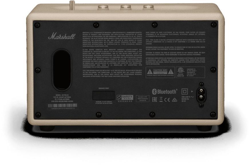 Портативна акустика Marshall Acton III Cream (1006005) 268345 фото