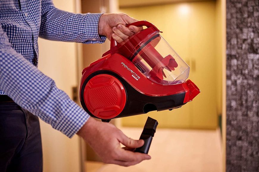 Пилосос Rowenta контейнерний Swift Power Cyclonic, 750Вт, конт пил -1.2л, НЕРА, червоний (RO2913EA) 373741 фото