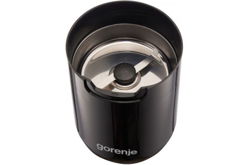 Кавомолка Gorenje роторна 150Вт, об'єм зерен-45г, пластик/метал, чорний (SMK150SB) 372578 фото