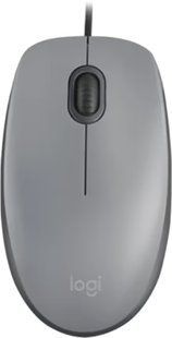 Миша LOGITECH M110 Silent-MID GRAY-USB-AKOYA 382094 фото