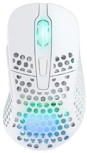 Миша Xtrfy M4, WL/USB-A, RGB, білий (M4W-RGB-WHITE) 369430 фото