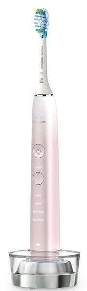 Щітка зубна електр. Philips, Sonicare DiamondClean Prestige 9900, 62т. колив/хв, насадок-1, SenseIQ, зарядний чохол, рожевий (HX9911/84) 369792 фото