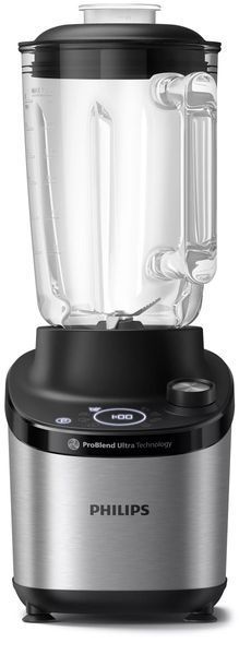 Блендер PHILIPS стаціонарний 1500Вт, чаша-2000мл, скло, чорний (HR3760/00) 363221 фото