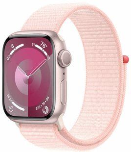 Смарт-годинник Apple Watch Series 9 GPS 41mm Pink Aluminum Case With Light Pink Sport Loop MR953 277651 фото