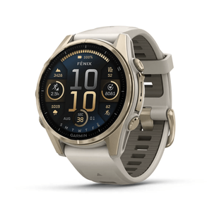 Смарт-годинник Garmin Fenix 8 43mm AMOLED Sapphire Soft Gold w. Fog Gray/Dark Sandstone S. Band (010-02903-10,010-02903-11) 323566 фото