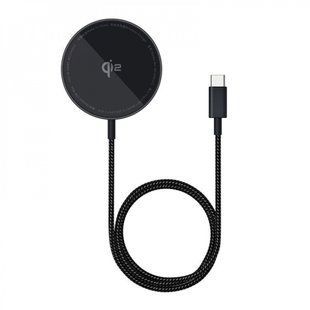 Бездротовий ЗП Baseus Simple Mini4 Air Magnetic Qi2 15W (P10278200111-00) black 402626 фото