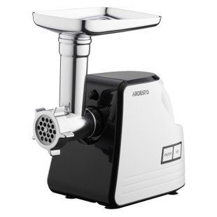 М'ясорубка Ardesto, 2300Вт, продук.-2.2кг/хв, 4 решітки + для ковб., кеббе, насадка для томатів, пластик, біло-чорний (MGA-2300W) 371270 фото
