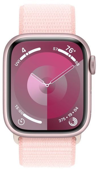 Смарт-годинник Apple Watch Series 9 GPS 41mm Pink Aluminum Case With Light Pink Sport Loop MR953 277651 фото