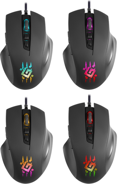 Миша DEFENDER (52700) Wolverine GM-700L RGB, 7 кнопок, 12800 dpi 306814 фото