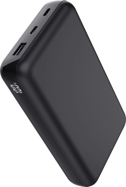 Акумулятор портативний літій-іонний power bank Trust Laro, 20000 мА&middot;год, USB-A/2хUSB-C, 100w, чорний 364126 фото