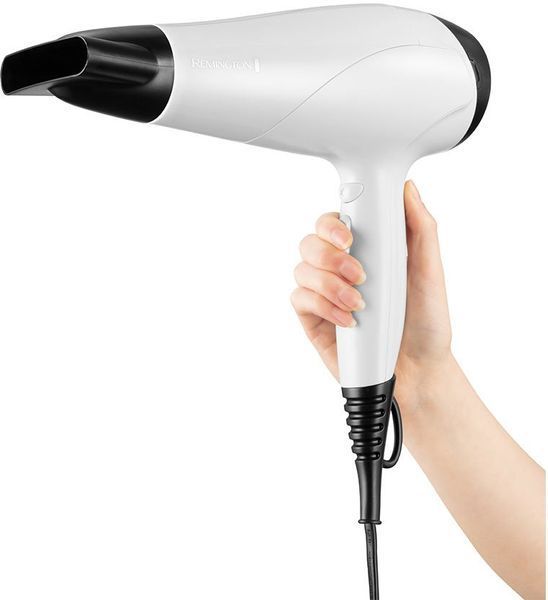 Фен Remington Ionic Dry, 2200Вт, 3 режими,турмалінова іоніз-я, хол. обдув, білий (D3194) 369308 фото