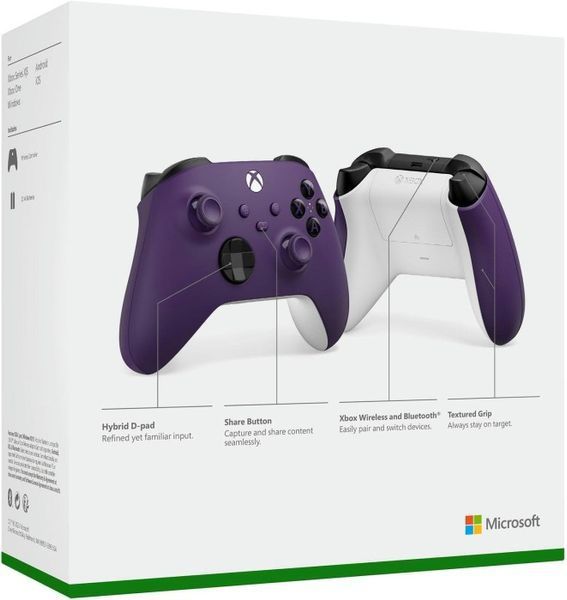 Геймпад Microsoft Xbox Series X | S Wireless Controller Astral Purple (QAU-00068, QAU-00069) 282540 фото