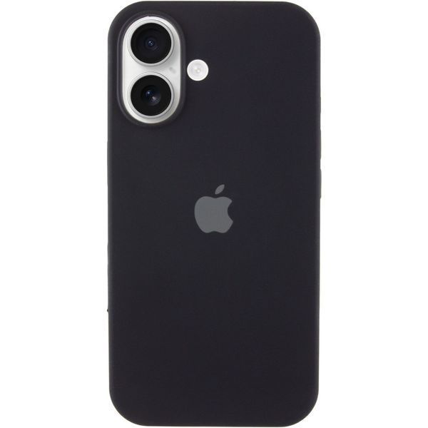 Чохол Silicone Case Full Protective (AA) для Apple iPhone 16 (6.1") Чорний / Black 319337 фото