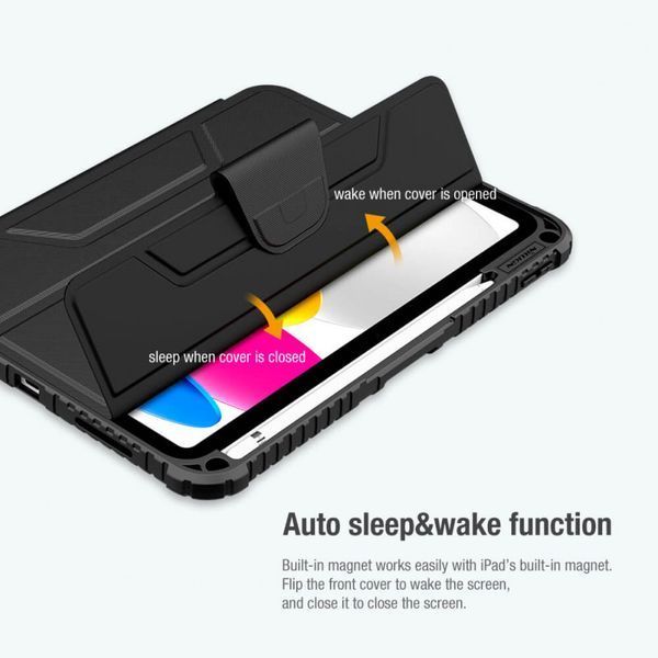 Чохол-книжка Nillkin Bumper Pro для Apple iPad 10.9" (2022) Black 271467 фото