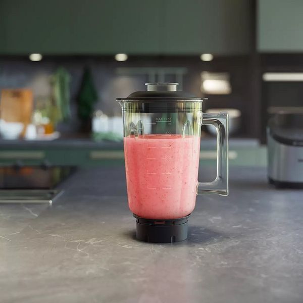 Блендер PHILIPS стаціонарний 1500Вт, чаша-2000мл, скло, чорний (HR3760/00) 363221 фото