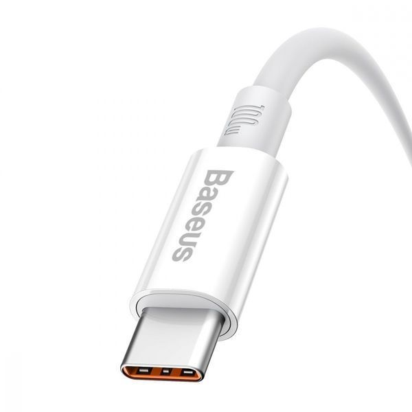 Кабель Baseus Superior Series Fast Charging Data Type-C 100W (1m) P10320102214-01 white 331957 фото
