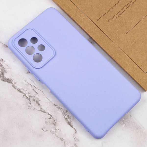 Чохол Silicone Cover Lakshmi Full Camera (AAA) для Samsung Galaxy A32 4G Бузковий / Dasheen 271901 фото