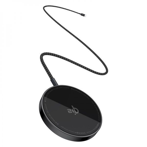 Бездротовий ЗП Baseus Simple Mini4 Air Magnetic Qi2 15W (P10278200111-00) black 402626 фото
