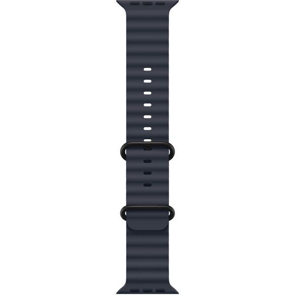 Ремінець Apple Watch Ocean Band Navy - Black Titanium Finish 44/45/46/49mm (MYPA3) 323025 фото