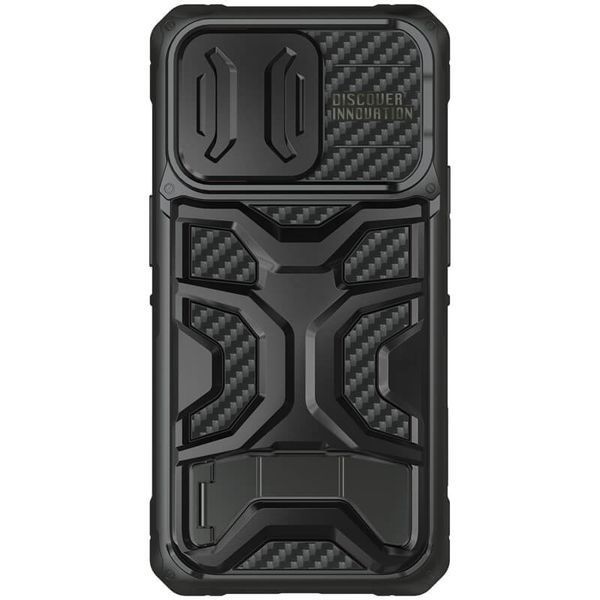TPU+PC чохол Nillkin CamShield Adventurer Pro (шторка на камеру) для Apple iPhone 14 Pro (6.1") Armor Black 261419 фото