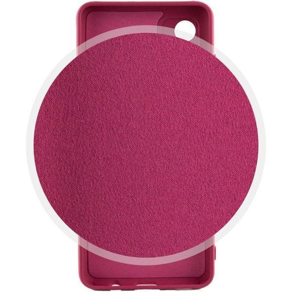 Чохол Silicone Cover Lakshmi Full Camera (A) для Oppo A38 / A18 Бордовий / Marsala 285188 фото
