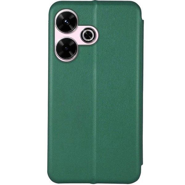 Шкіряний чохол (книжка) Classy для Xiaomi Redmi 13 4G / Poco M6 4G Зелений 317720 фото