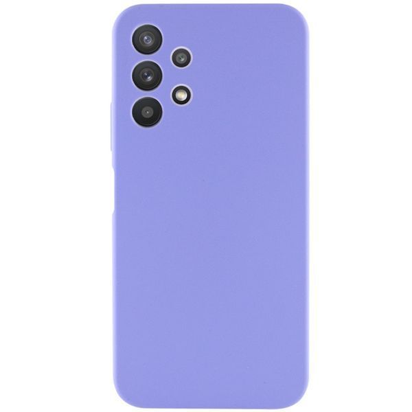 Чохол Silicone Cover Lakshmi Full Camera (AAA) для Samsung Galaxy A32 4G Бузковий / Dasheen 271901 фото