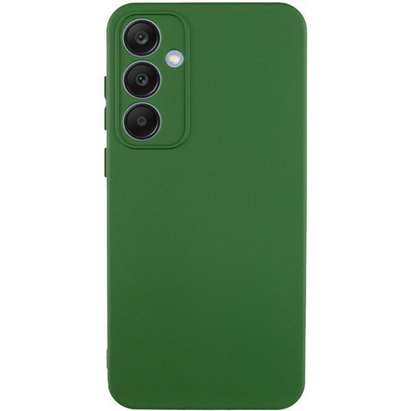 Чохол Silicone Cover Lakshmi Full Camera (AA) для Samsung Galaxy S24 FE Зелений / Dark green 323734 фото